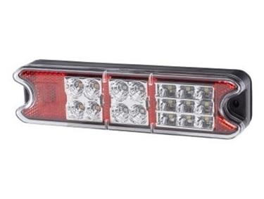 Lampa stop camion HELLA 2VP 357 021-011, compatibilă cu 12/24 V, echipată cu 21 LED-uri, pentru montare pe partea stângă/dreaptă, dimensiuni 191 x 49 mm.
